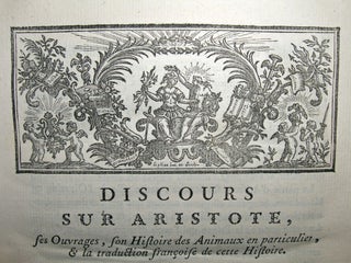 Histoire des animaux d’Aristote.
