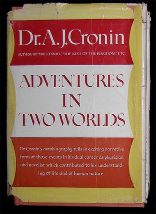 Item #12101 Adventures in two worlds. CRONIN, rchibald, oseph