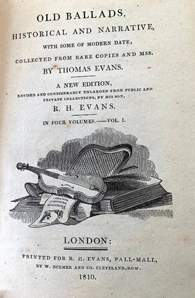 Old ballads. Historical and narrative, with some of modern date; collected from rare copies and mss.