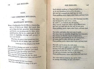 Old ballads. Historical and narrative, with some of modern date; collected from rare copies and mss.
