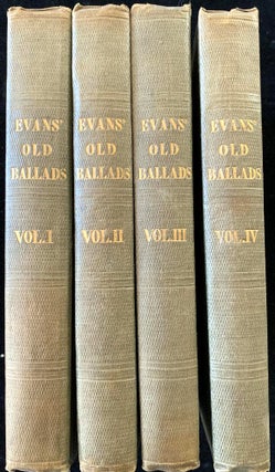 Old ballads. Historical and narrative, with some of modern date; collected from rare copies and mss.