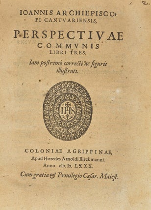Perspectivae communis libri tres.