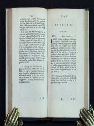 The genuine letters of Baron Fabricius, envoy from his serene highness the Duke Administrator of Holstein to Charles XII of Sweden...