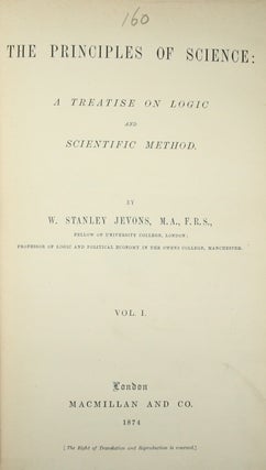 The principles of science: a treatise on logic and scientific method.