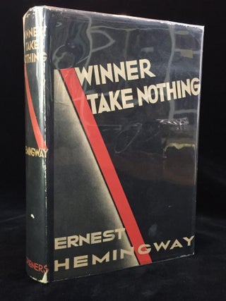 Item #16157 Winner take nothing. Ernest HEMINGWAY