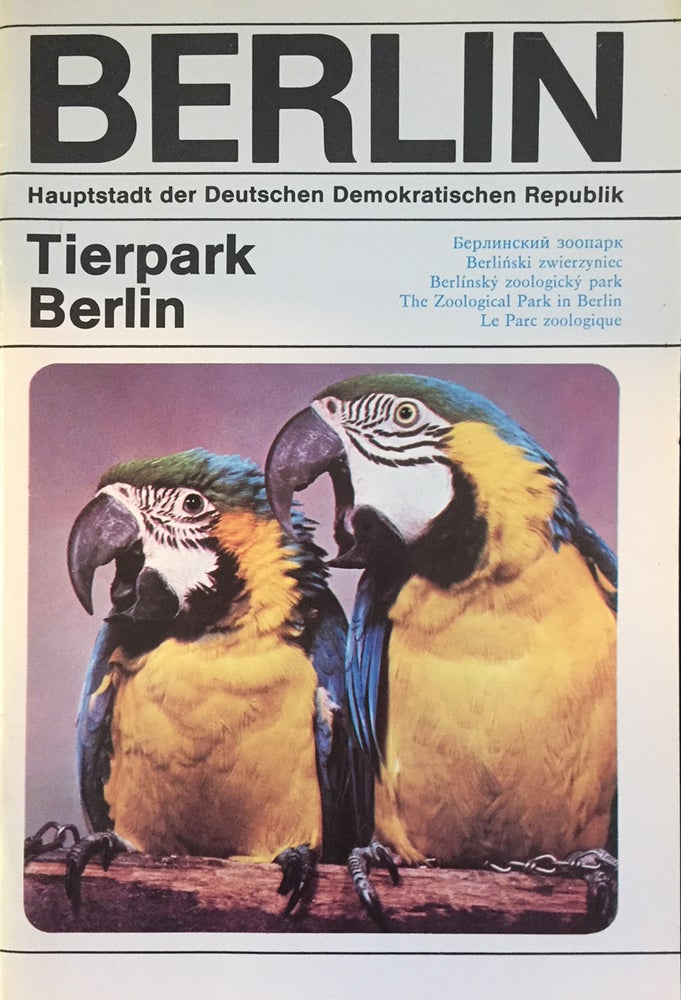 Item #16299 Group of approximately 35 zoo guides, including guides to zoos in Berlin, San Diego, South Africa, Cincinnati, New York, London, and others. ZOO GUIDES.