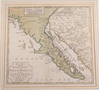 Item #17201 Kaart van het Westelyk Gedeelte van Nieuw Mexico en van California Volgens de Laatste...