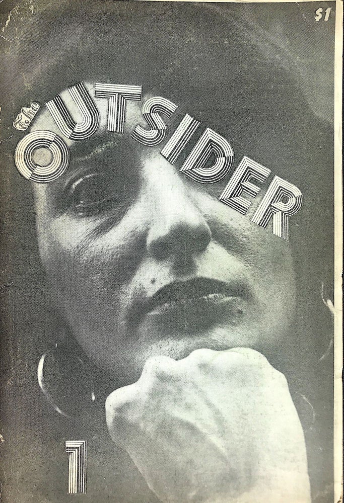 Item #17349 The Outsider. PERIODICAL, Beat generation.