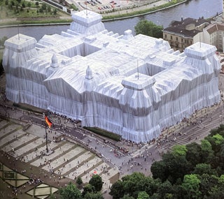 Item #18001 Wrapped Reichstag Berlin 1971-1985. CHRISTO, JEAN-CLAUDE