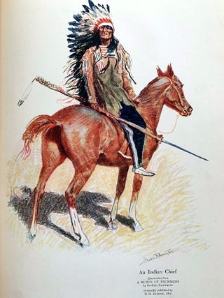Item #18343 The book of the American Indian. Hamlin GARLAND, Frederic REMINGTON