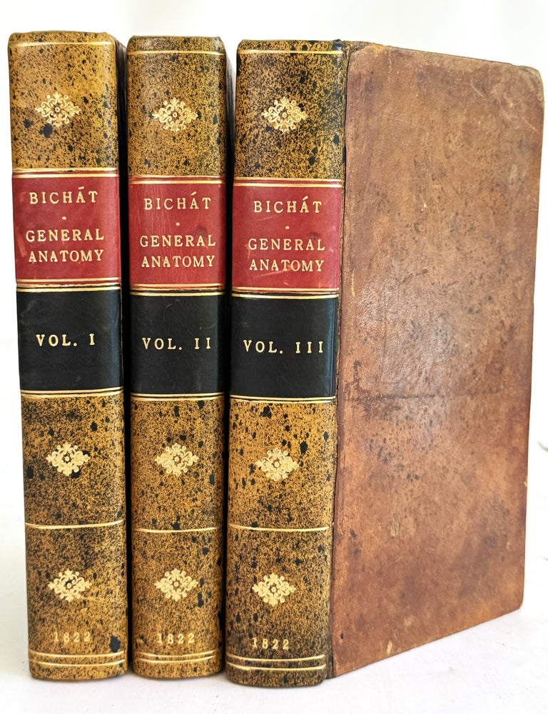 Item #18963 General Anatomy, applied to physiology and medicine. Marie Fran&ccedil;ois Xavier BICHAT, George HAYWORD, tr.