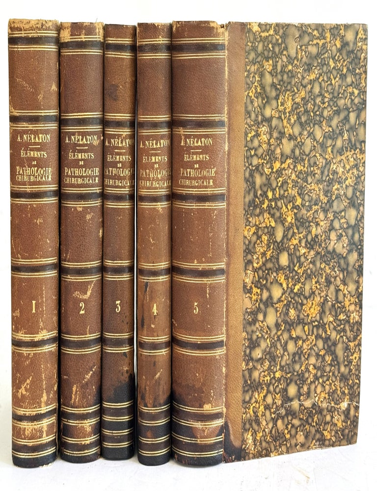Item #620 Elemens de pathologie chirurgicale. A. NELATON.